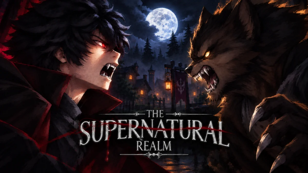Official Vampire and Werewolf game artwork